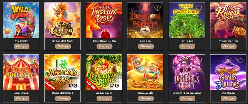 Hàng loạt tựa game nổ hũ C54 đang chờ đón anh em